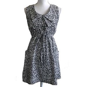 SPEED CONTROL | Silky Leopard Print Dress